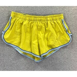 Rabbit Running Shorts Womens Small Yellow Jogging Performance Runner Lined